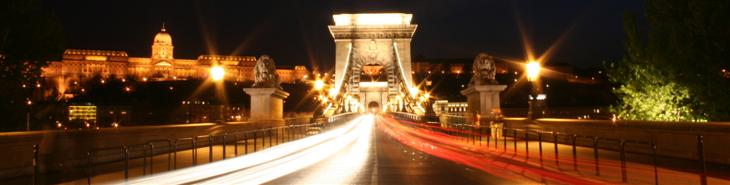 Die Kettenbr&uuml;cke in Budapest - Ziel vieler Reisen
